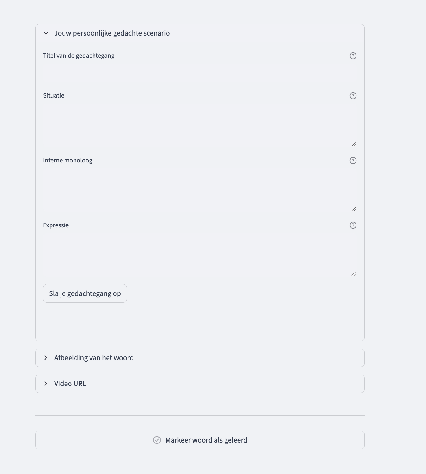 Custom scenario example