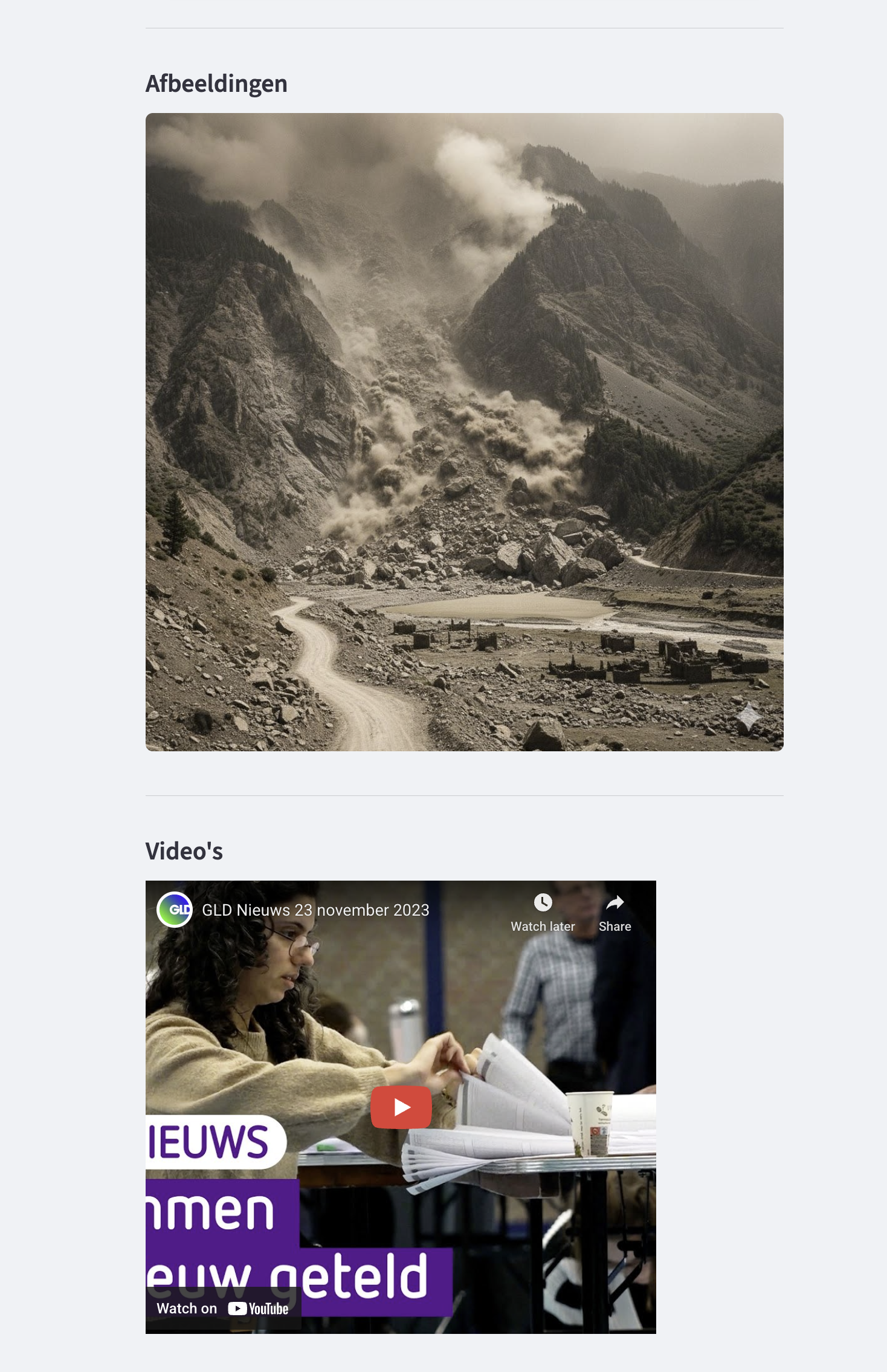 Multimedia integration placeholders